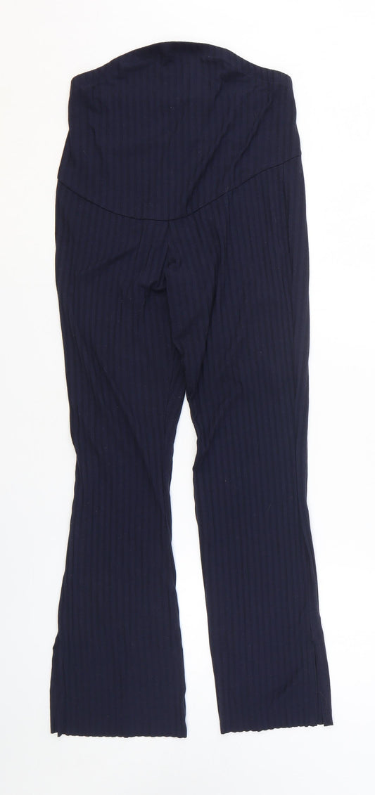 Womens UK Size M H&M Regular Fit  Blue Trousers