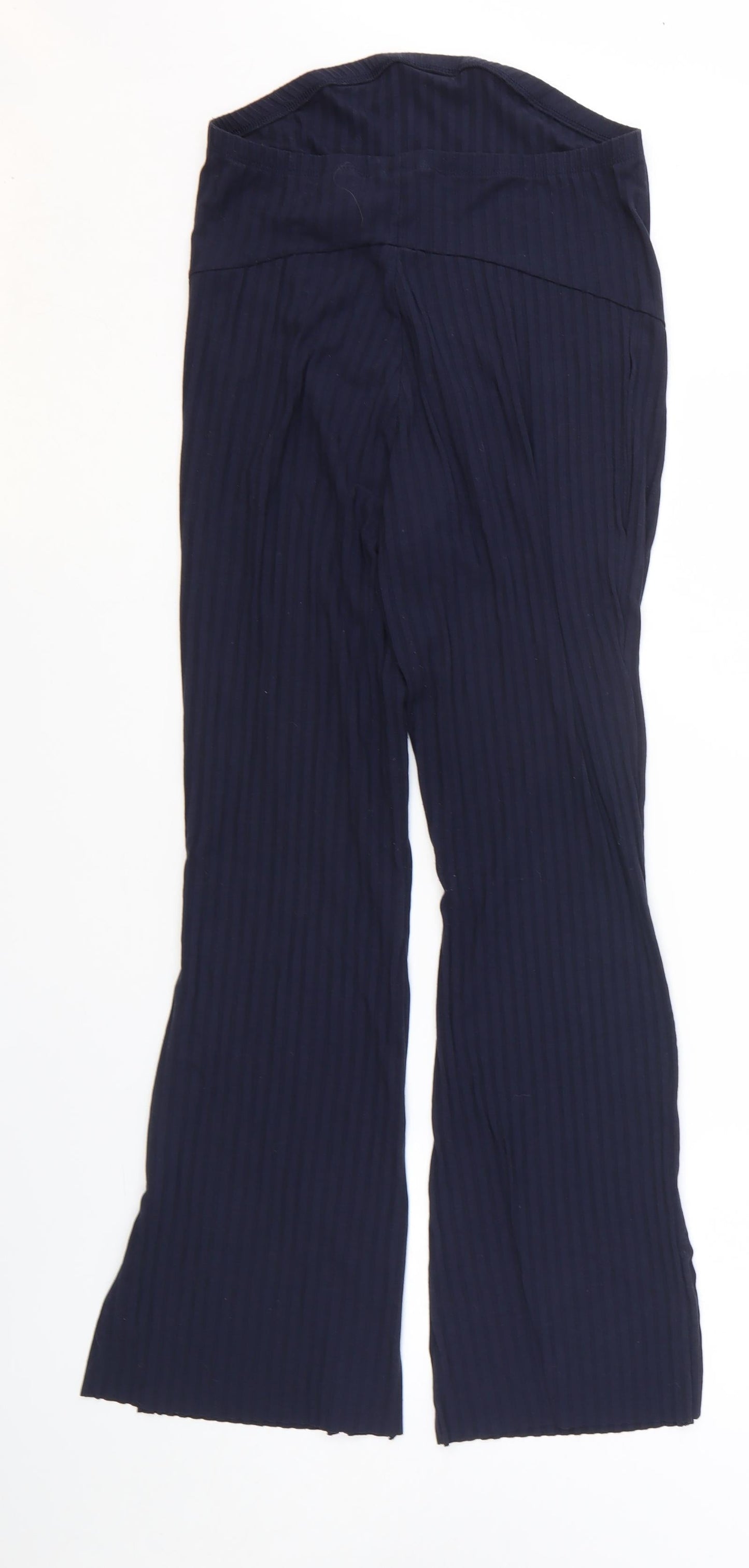 Womens UK Size M H&M Regular Fit  Blue Trousers