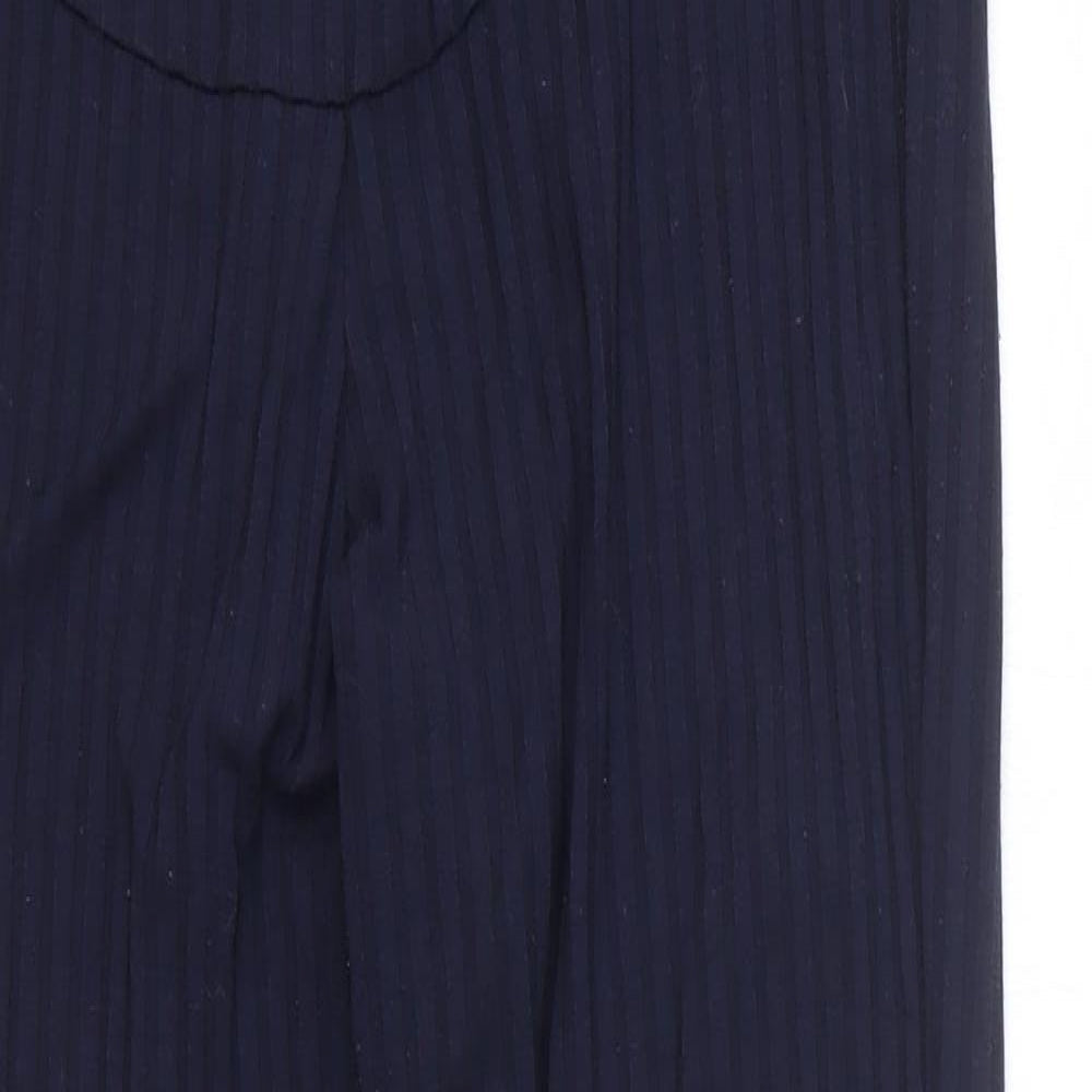 Womens UK Size M H&M Regular Fit  Blue Trousers