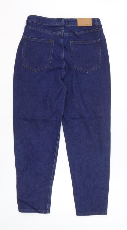 Love Leggings Womens Blue Cotton Straight Jeans Size 12 L25 in Regular Zip
