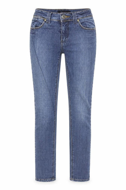 Womens UK Size 8 Disco Slim Fit Skinny Blue Jeans