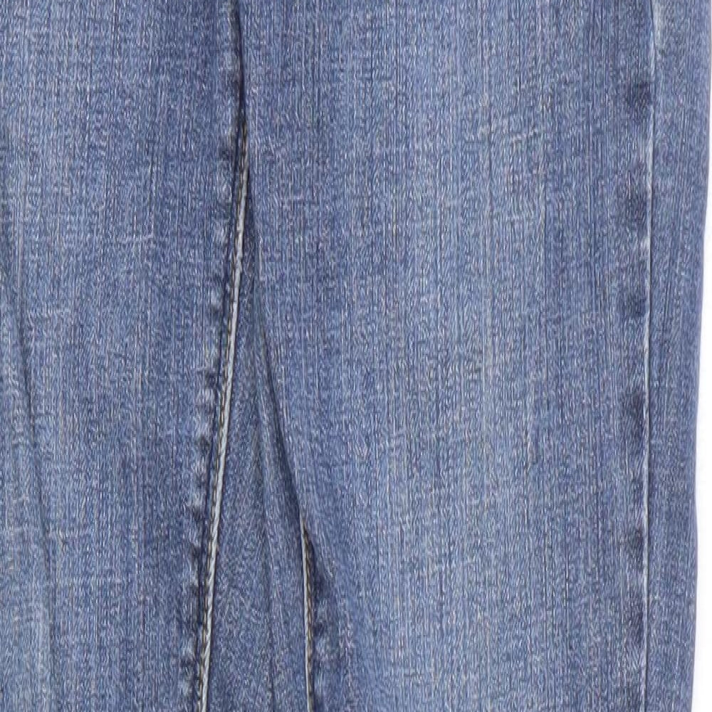 Womens UK Size 8 Disco Slim Fit Skinny Blue Jeans