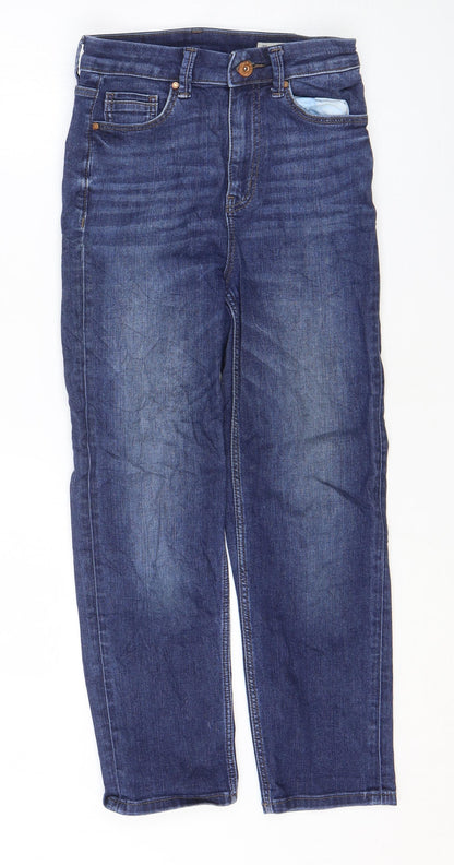 Womens UK Size 8 Marks and Spencer Regular Fit Skinny Blue Jeans