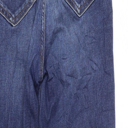 Womens UK Size 8 Marks and Spencer Regular Fit Skinny Blue Jeans