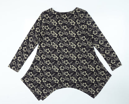 Womens UK Size S Sugar Crisp Multicoloured Basic Blouse