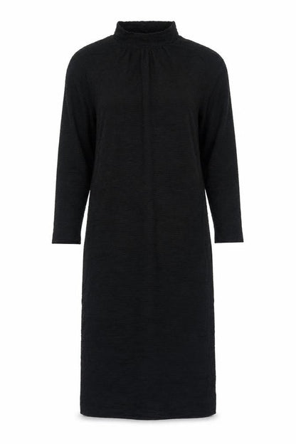 Zack London Womens Black Acetate A-Line Size 12 Mock Neck Button