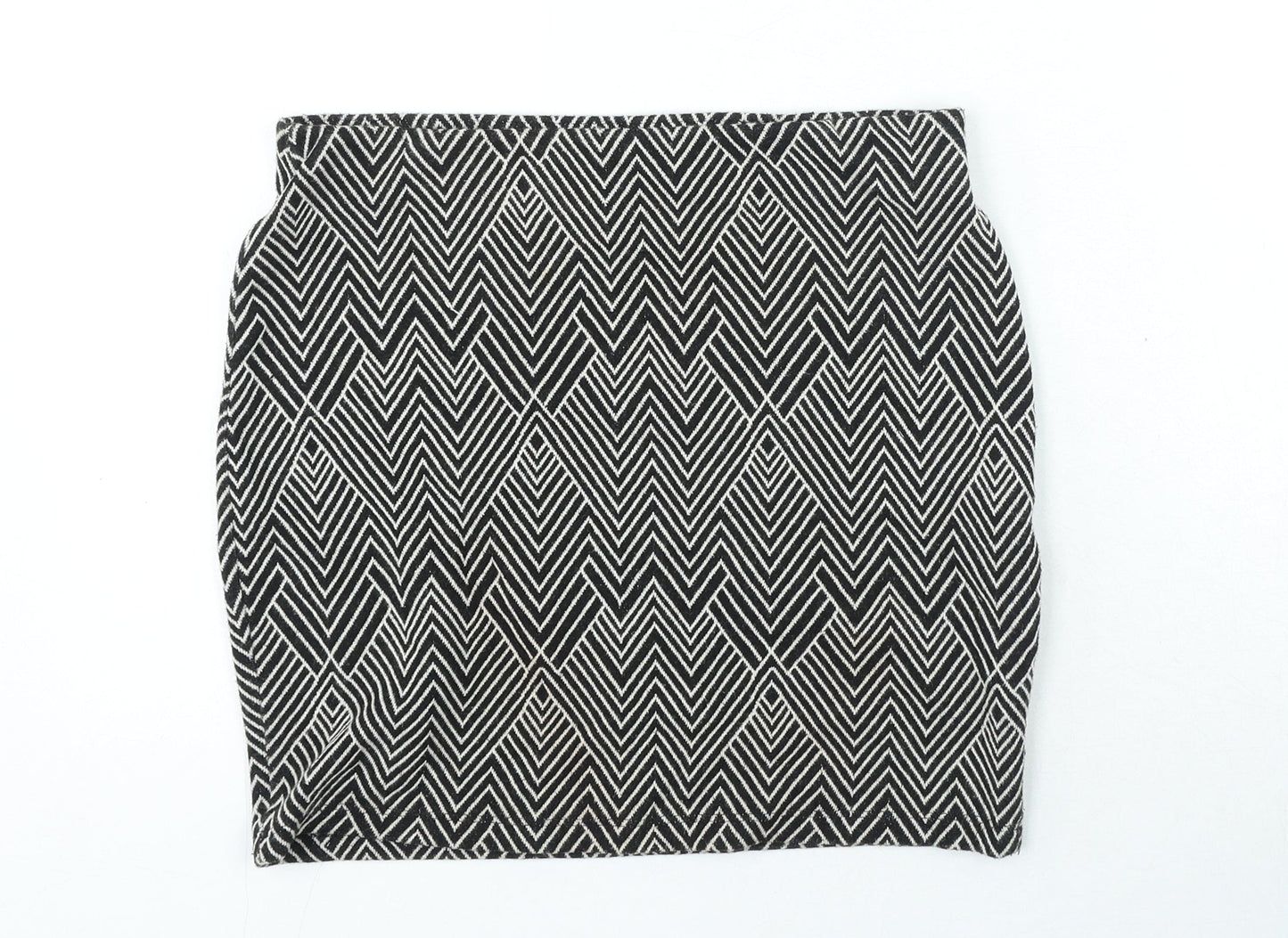 Womens UK Size M Zara Mini Knit Skirt