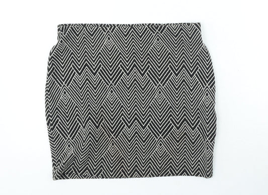 Womens UK Size M Zara Mini Knit Skirt