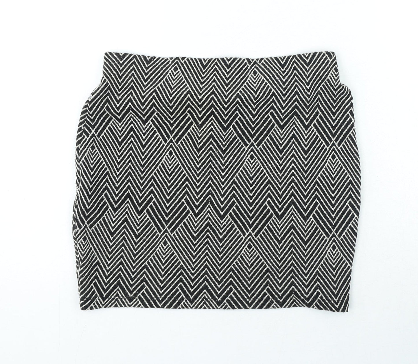 Womens UK Size M Zara Mini Knit Skirt