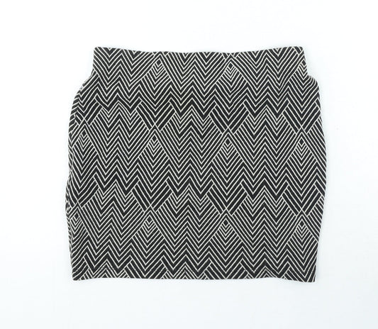 Womens UK Size M Zara Mini Knit Skirt