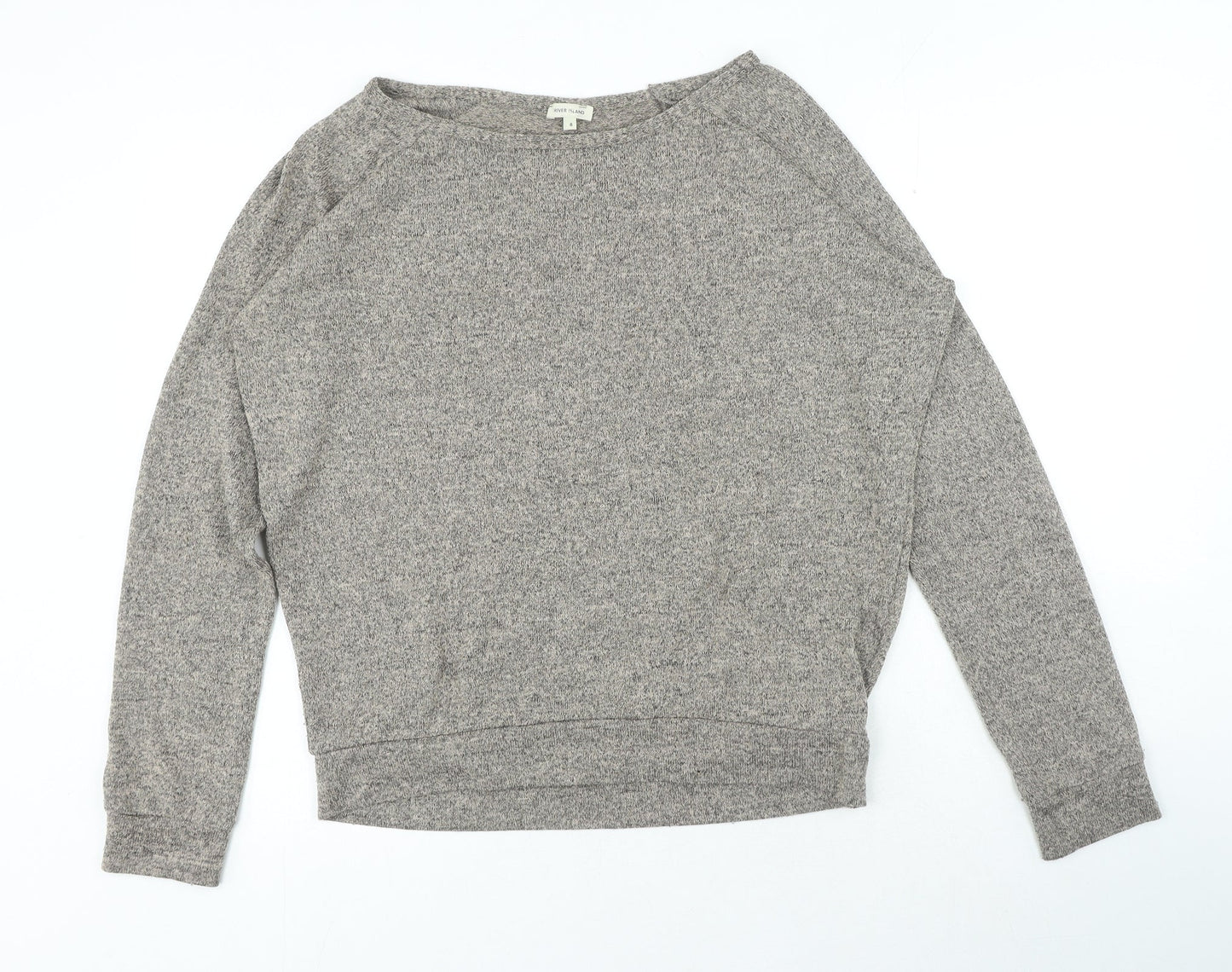 Womens UK Size 8 River Island Brown Pullover Jumper