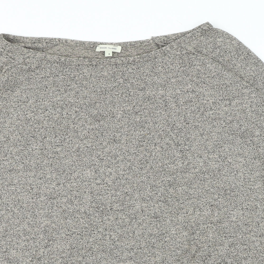 Womens UK Size 8 River Island Brown Pullover Jumper