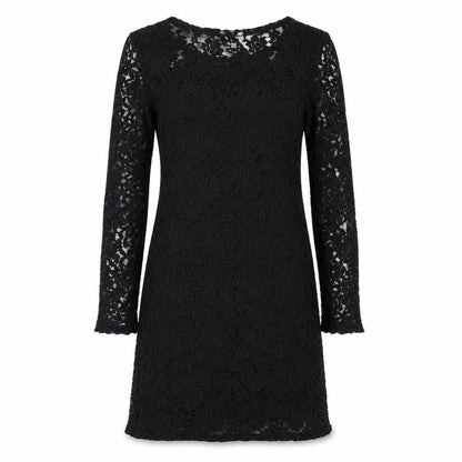Apricot Womens Black Polyester A-Line Size 10 Round Neck Pullover