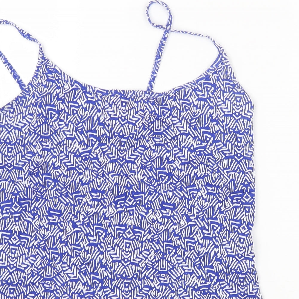 Womens UK Size 12 NEXT Blue Basic T-Shirt