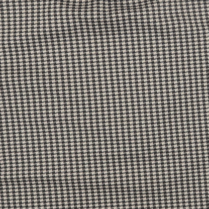 Primark Womens Beige Geometric Polyester Basic T-Shirt Size 8 Round Neck