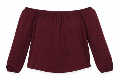 Womens UK Size 8 River Island Purple Basic Blouse