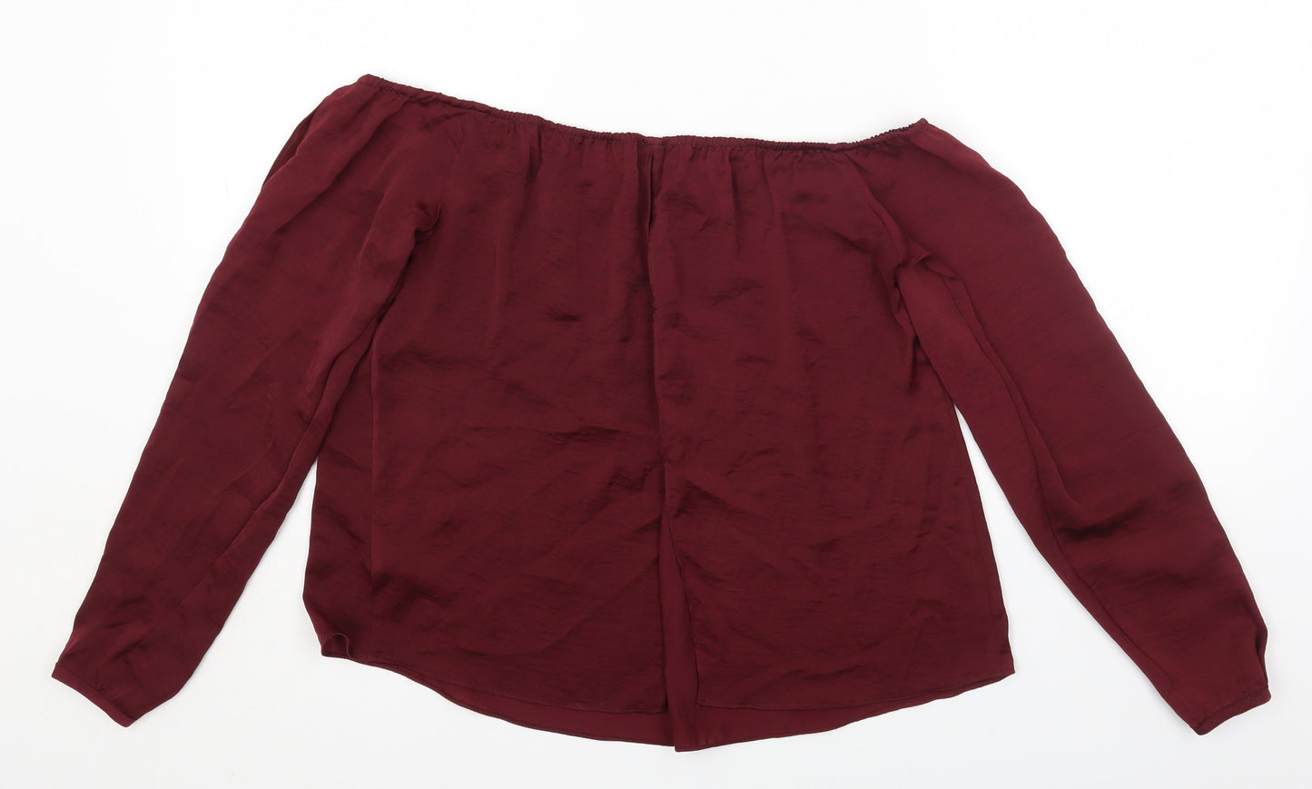 Womens UK Size 8 River Island Purple Basic Blouse