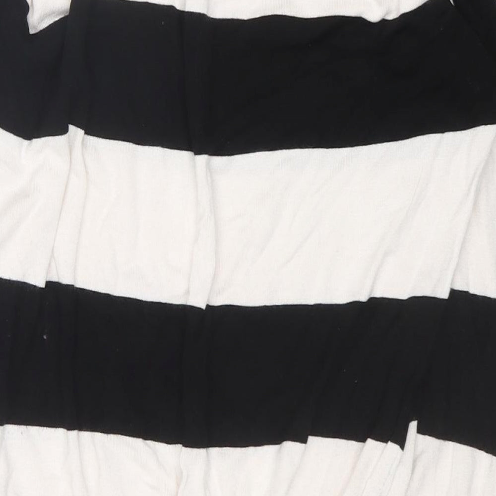 Womens UK Size S Pimkie Black Tunic Blouse