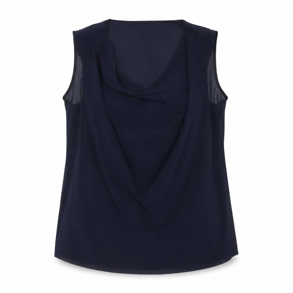 Womens UK Size 18 Debenhams Blue Basic Blouse