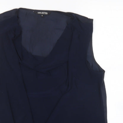 Womens UK Size 18 Debenhams Blue Basic Blouse