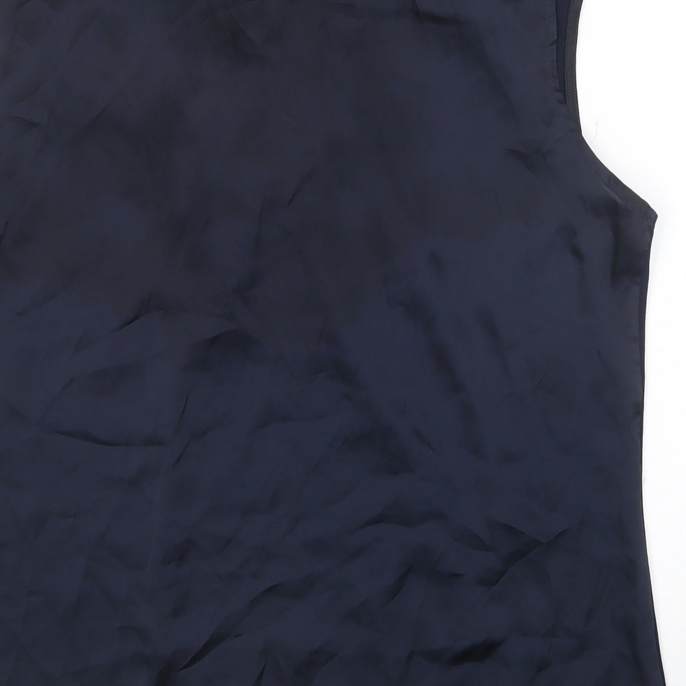 Womens UK Size 18 Debenhams Blue Basic Blouse