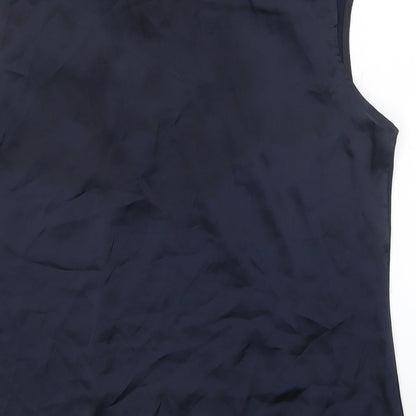 Womens UK Size 18 Debenhams Blue Basic Blouse