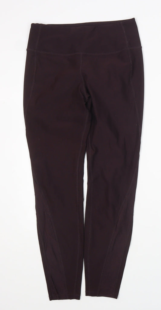 H&M Womens Red Polyester Compression Leggings Size M L27 in Regular Pullover