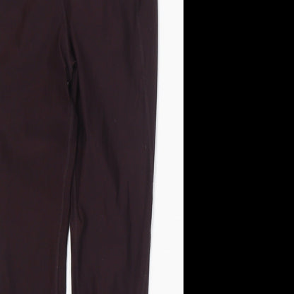 H&M Womens Red Polyester Compression Leggings Size M L27 in Regular Pullover