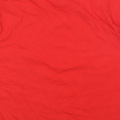 Mens UK Size M Fruit of the Loom Red  T-Shirt