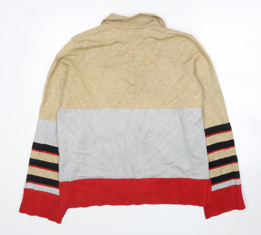 Womens UK Size L NEXT Multicoloured Pullover Jumper