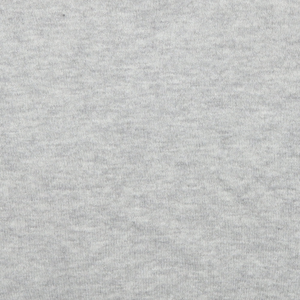 H&M Girls Grey Round Neck Acrylic Pullover Jumper Size 12-13 Years Pullover