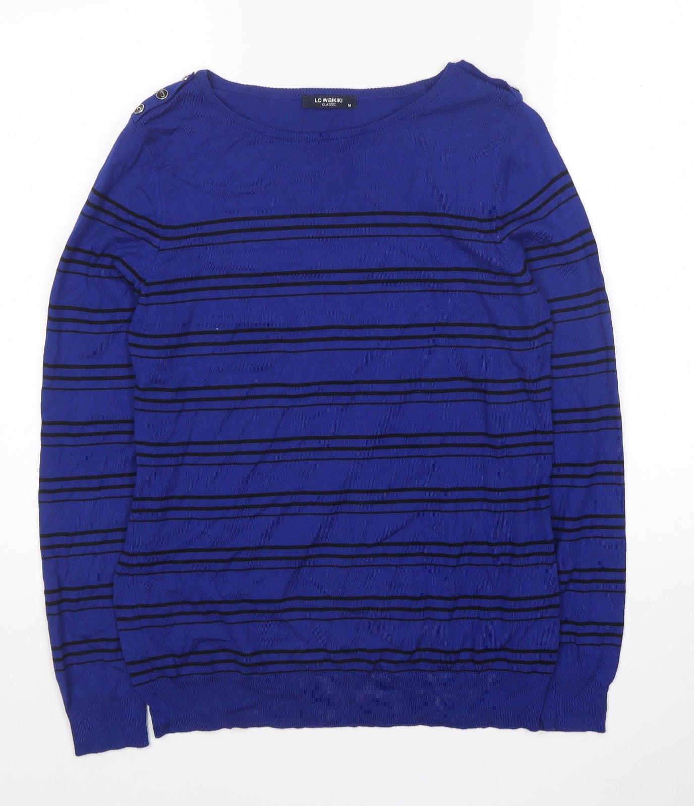 Womens UK Size M LC Waikiki Blue Pullover Jumper