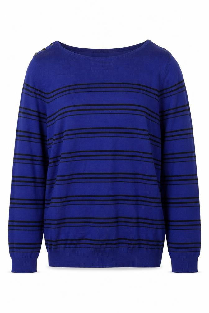 Womens UK Size M LC Waikiki Blue Pullover Jumper