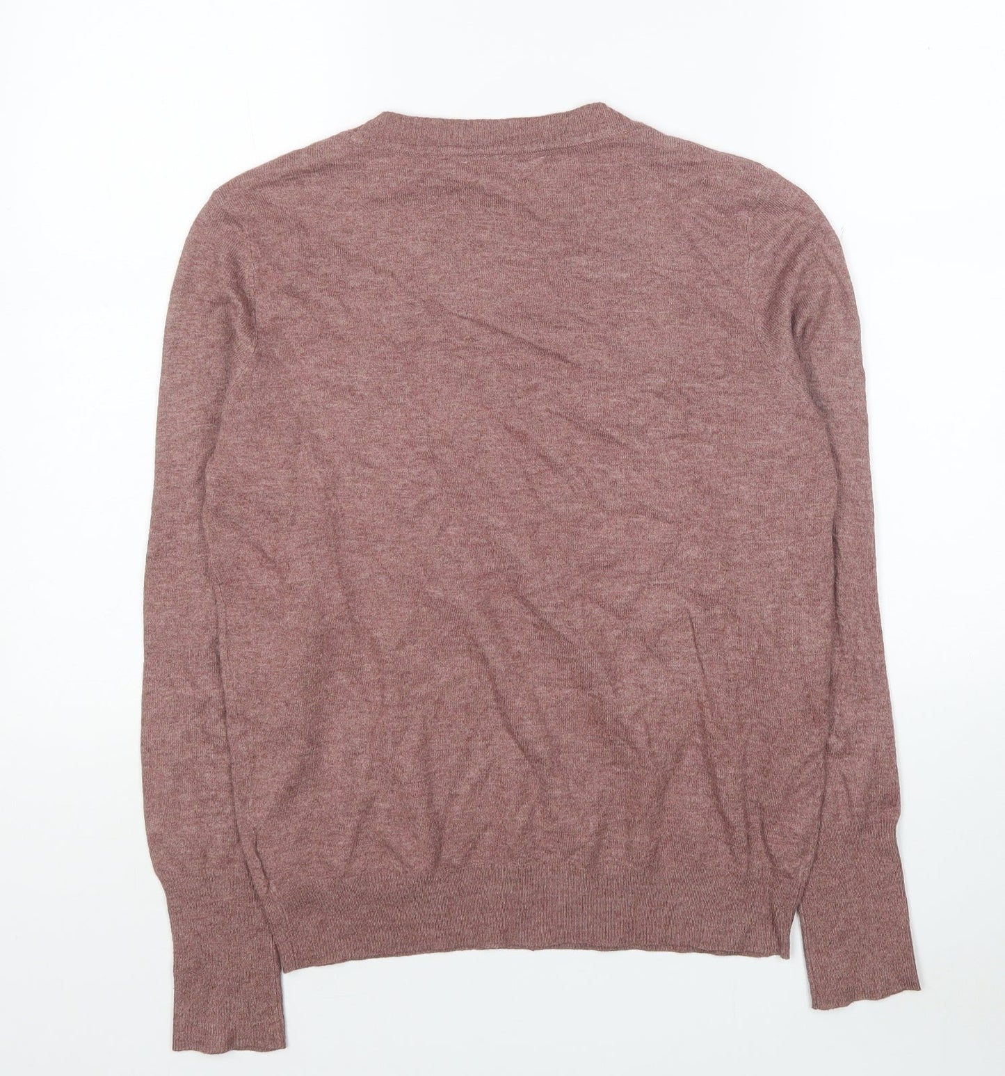 Primark Womens Red Round Neck Polyester Pullover Jumper Size 10