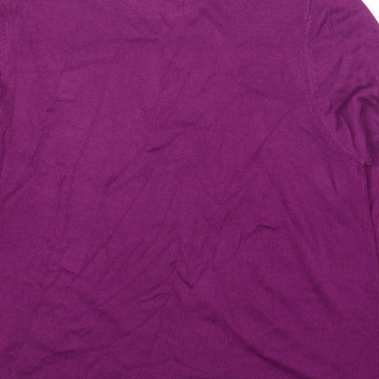 Womens UK Size 2XL Preworn Purple Pullover Jumper