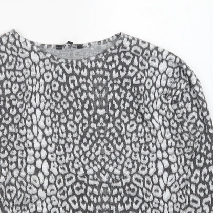 Womens UK Size S Peacocks Grey Pullover Jumper