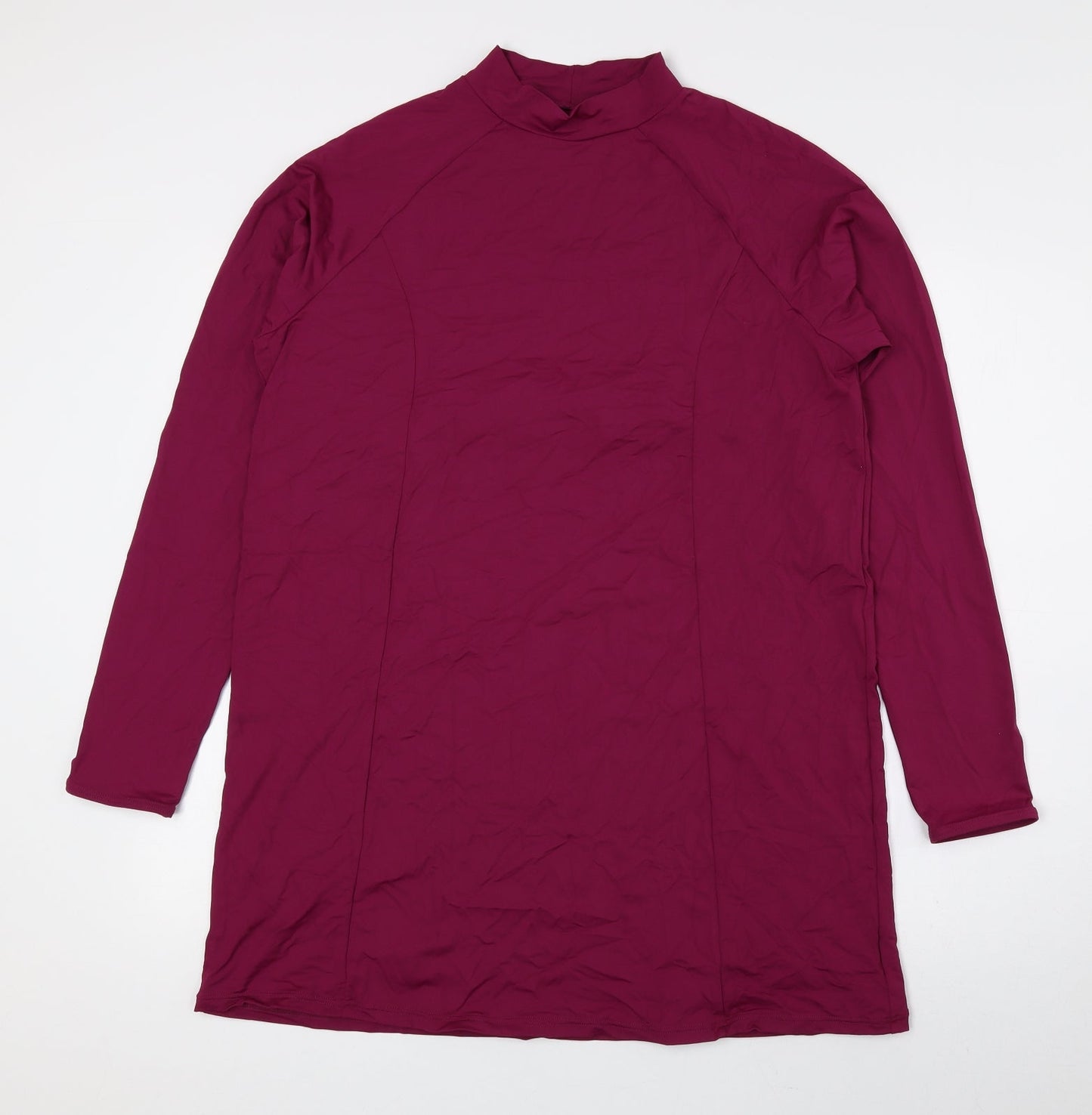 Womens UK Size 16 NEXT Purple Basic Blouse
