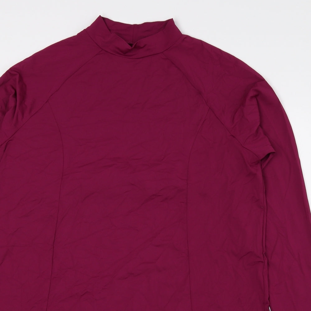 Womens UK Size 16 NEXT Purple Basic Blouse
