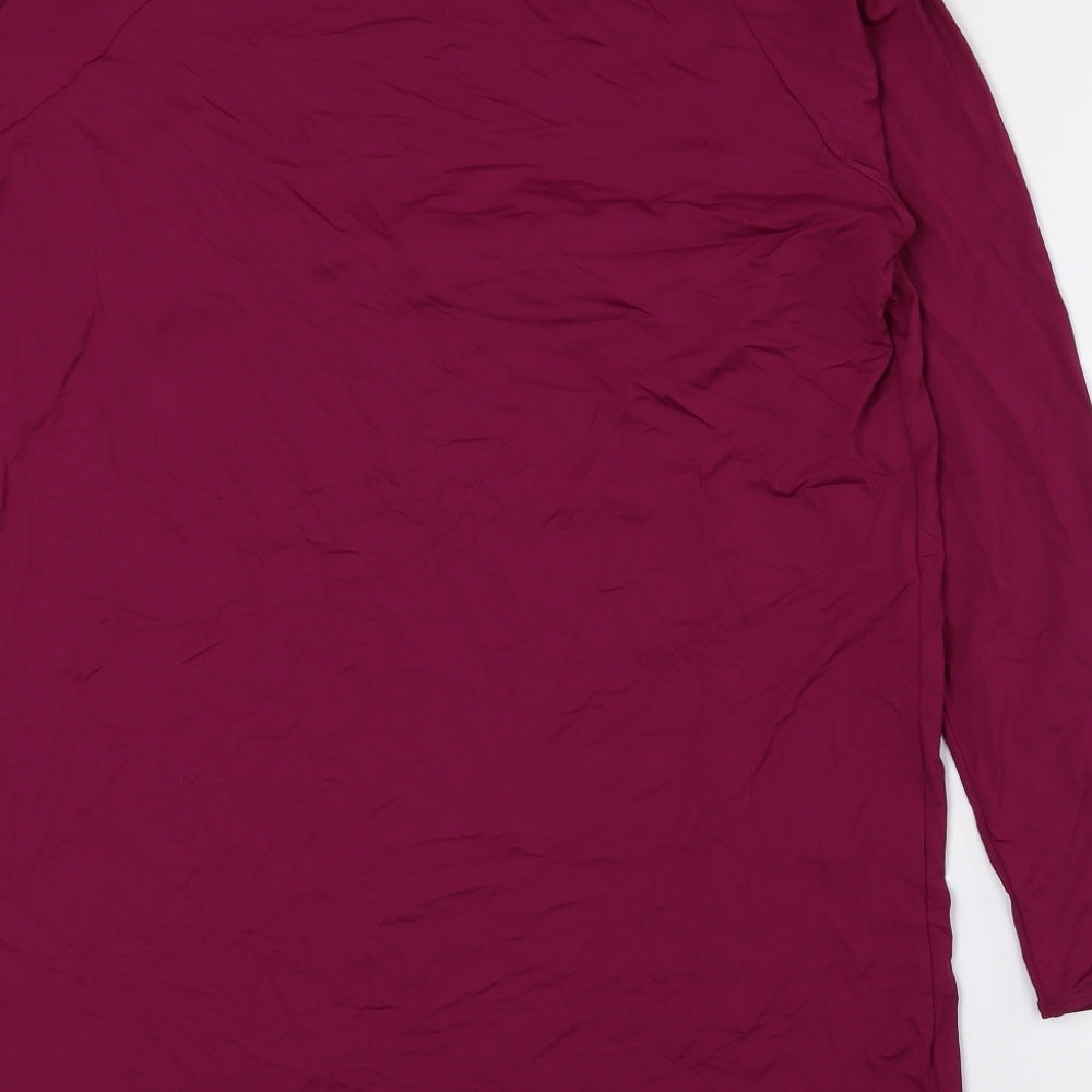 Womens UK Size 16 NEXT Purple Basic Blouse