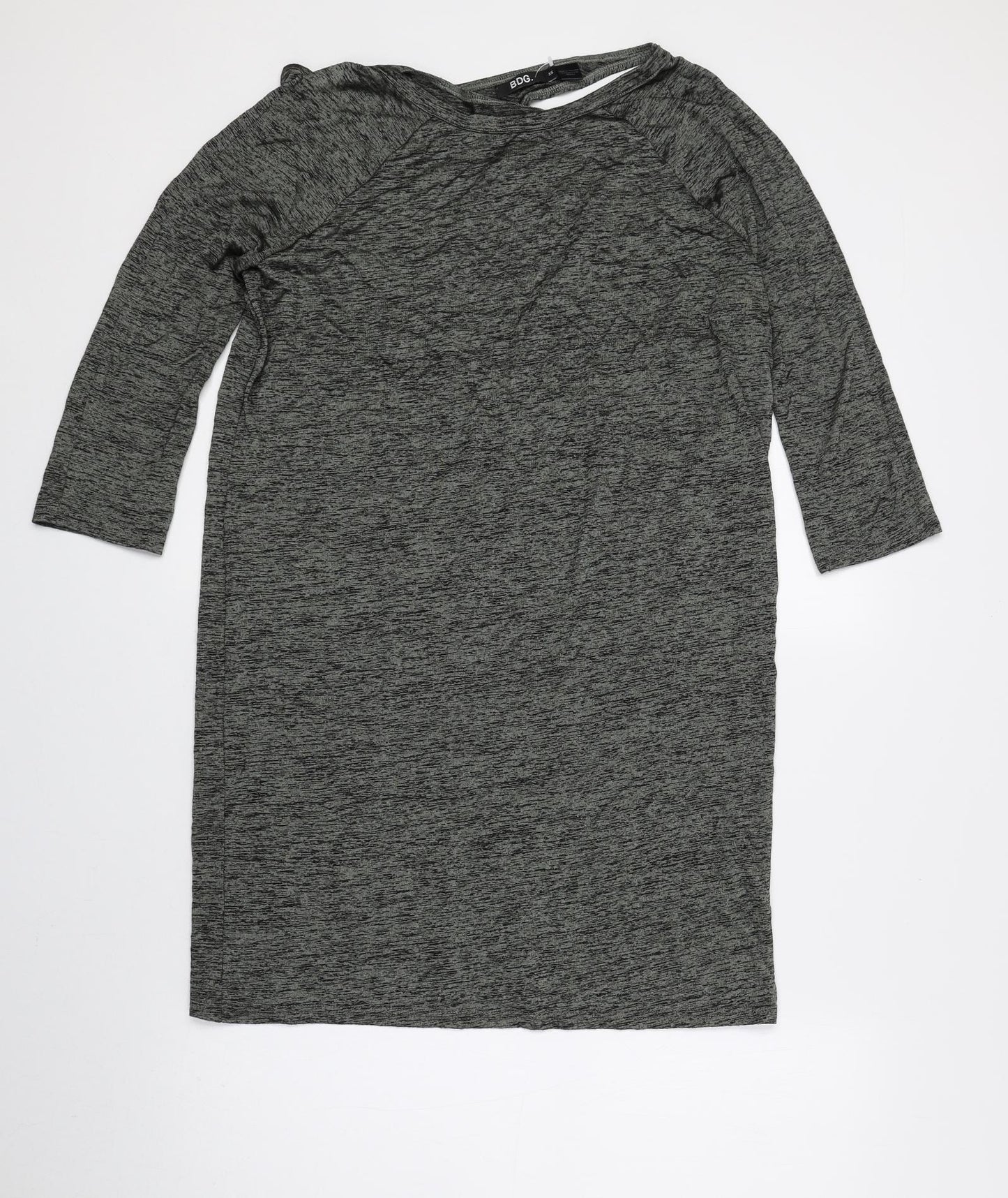 BDG Womens Grey Viscose A-Line Size XS Round Neck Pullover