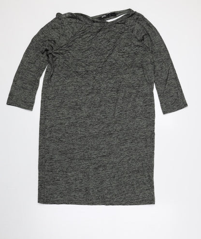 BDG Womens Grey Viscose A-Line Size XS Round Neck Pullover