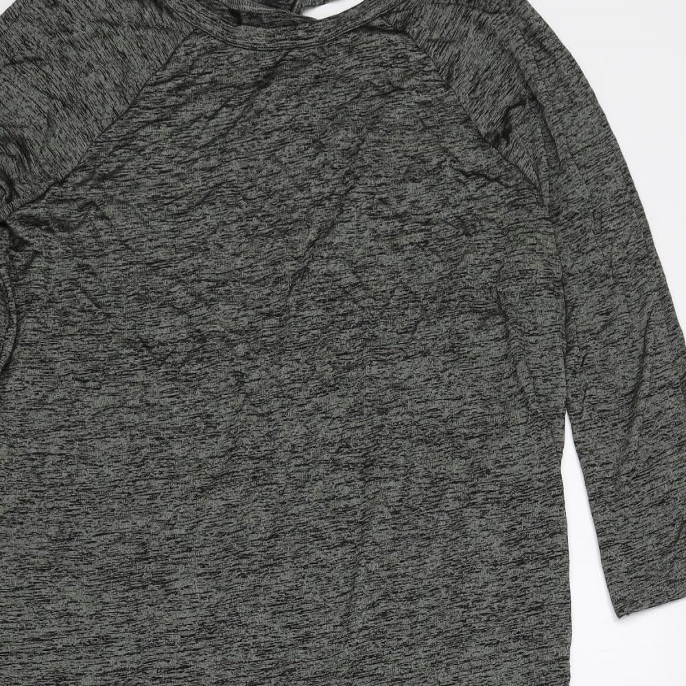 BDG Womens Grey Viscose A-Line Size XS Round Neck Pullover