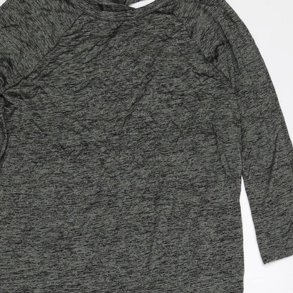 BDG Womens Grey Viscose A-Line Size XS Round Neck Pullover