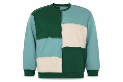 SheIn Womens Multicoloured Colourblock Polyester Pullover Sweatshirt Size L Pullover