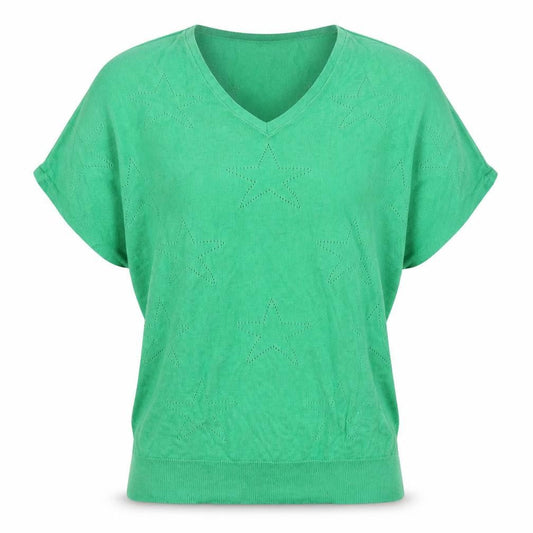 Womens UK Size 10 M&Co Green Pullover Jumper