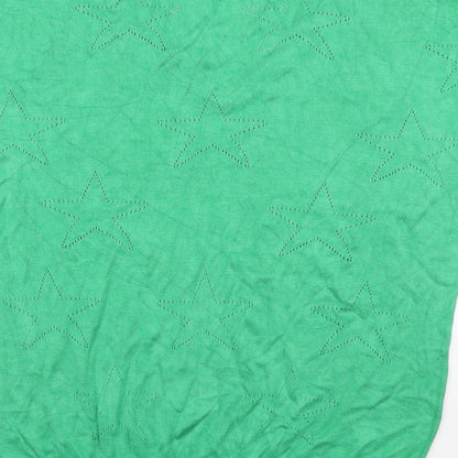 Womens UK Size 10 M&Co Green Pullover Jumper