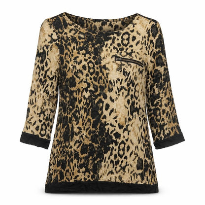 Womens UK Size 12 NEXT Brown Basic Blouse