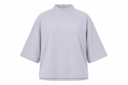 Nutmeg Womens Purple Polyester Pullover Sweatshirt Size 14 Zip