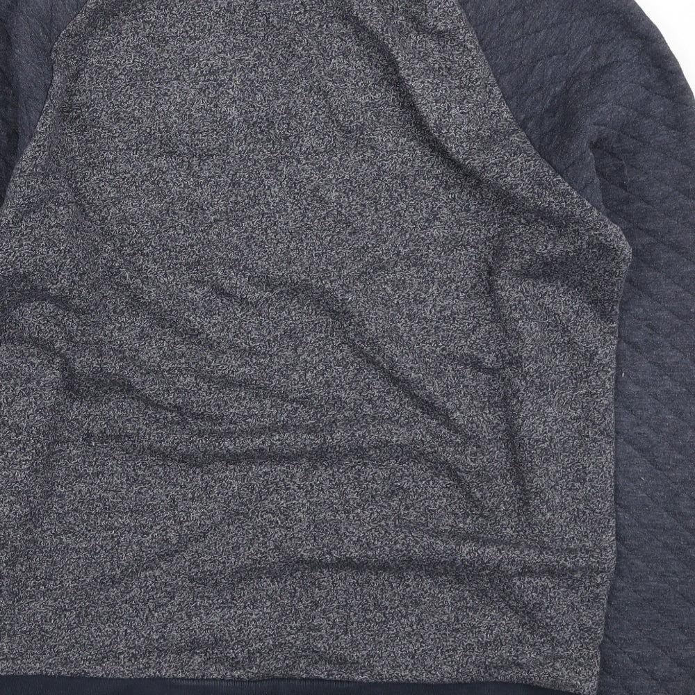 Topman Mens Blue Polyester Pullover Sweatshirt Size M