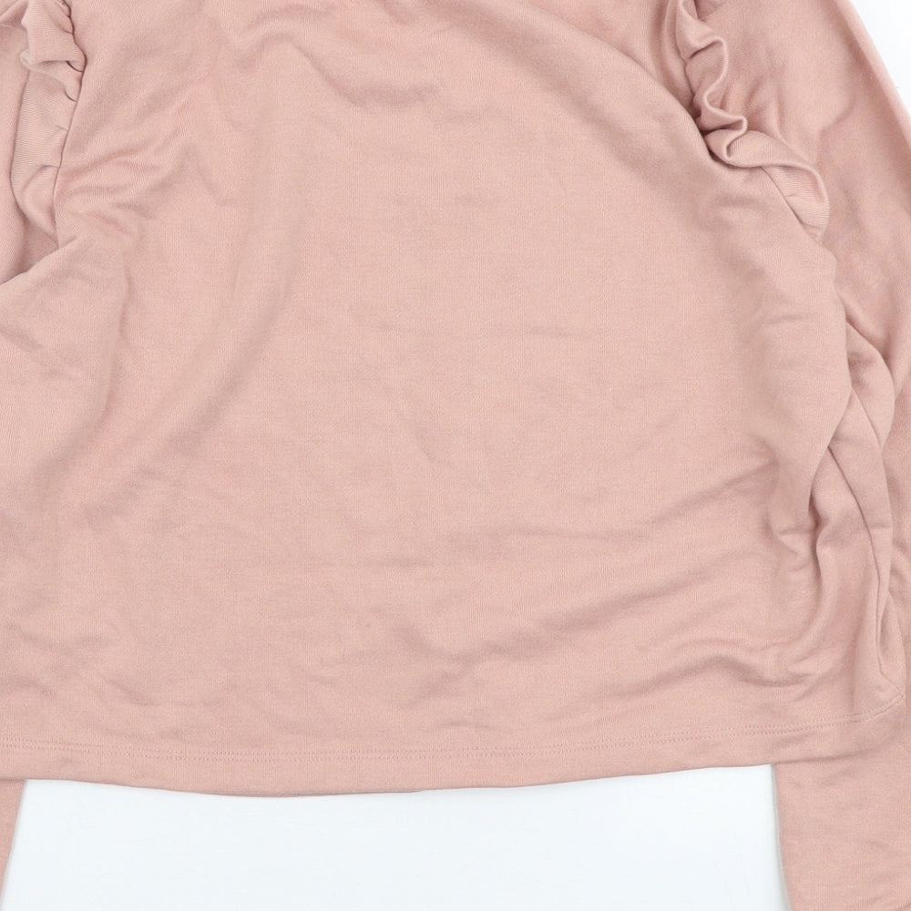 Womens UK Size 12 Disney Pink Pullover Sweatshirt
